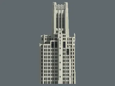 Ward Memorial Building Free 3D print model
