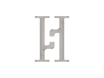 dfdfadsfadsf letter h Free 3D model