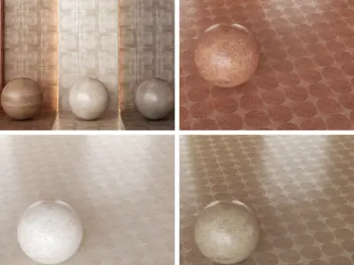 Marazzi ArtCraft Collection Terracotta-Look Tile -Set of 12 Texture