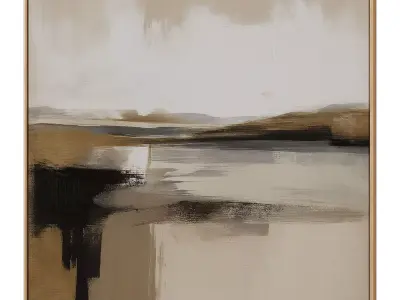 Abstract Painting Frame set 3D model 478