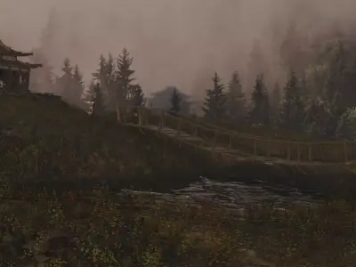 Ancient Temple Ruins 3D model