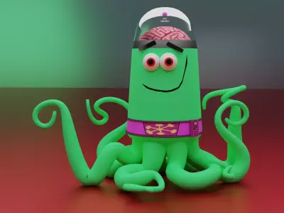 Mark Chang Low-poly 3D model