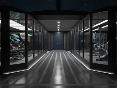 Catamaran explorer 56m 3D model