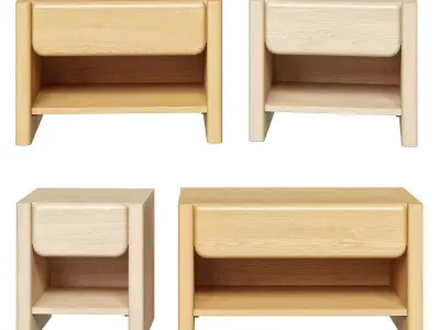 Restoration Hardware nightstand Noma 3D model