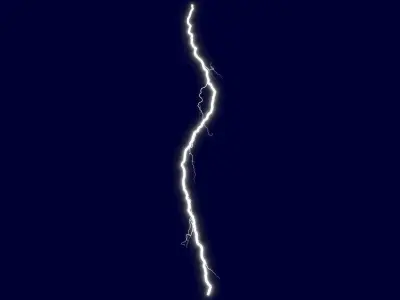 Realistic 3D Lightning CG-11 Low-poly 3D model