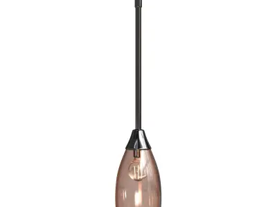 Arafaat 1 - Light Single Teardrop Pendant 3D model