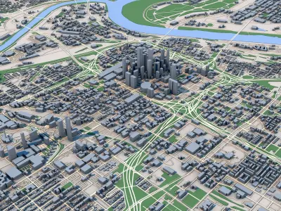 Kansas City Missouri United States 3D model