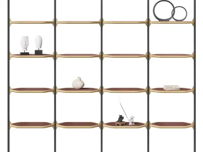 Baxter Libelle bookcase 3D model