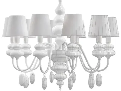 Masiero Eva Chandelier 10 3D model