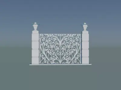 Gateway Exterior Gate 3D print model