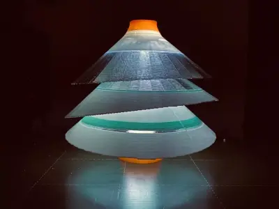Pine Tree Lamp by 3esign 3D print model