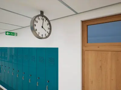 School Hallway UE4 3D model