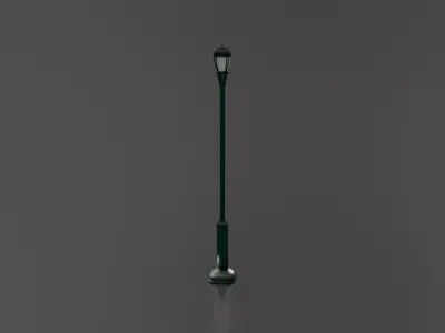 Street Light Low-poly 3D model