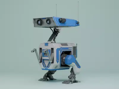 BDX Droid Star wars 3D model