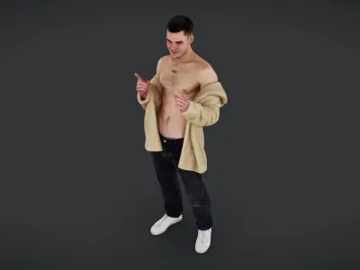 Bang Bang Bully - Confident Male Pose 3D model