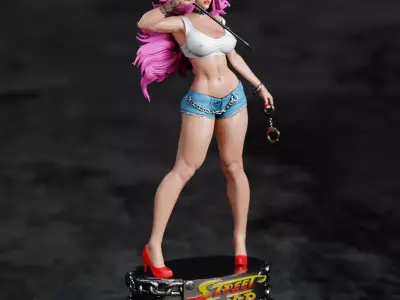 Street Fighter Poison 3D print model purchase