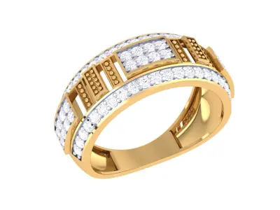 Women Ring  Render 3dm STL OBJ FBX Details 3D print model 416