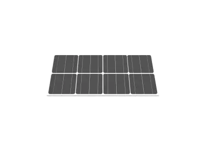 Solar Panel v1 003 Low-poly 3D model
