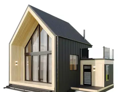 modren house 02 3D model