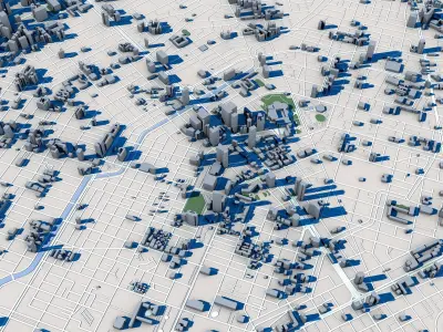 Taichung City Taiwan 3D model