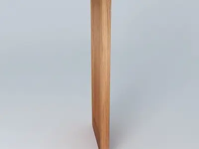 Interior Hardwood Door 3D model