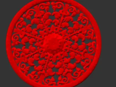 artcam round design 53 3D model