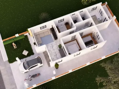 Suksiri Nordic Top view By jin 3D model