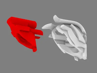 Head of DREAD agent Casur 3D print model