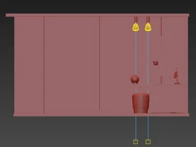 chest of drawers 44 3D model