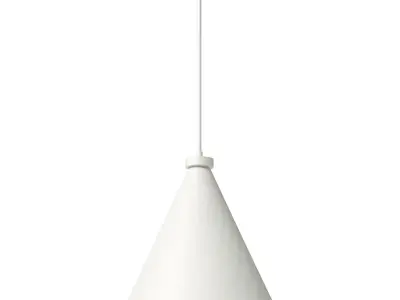 CB2 white pendant light Lani 3D model