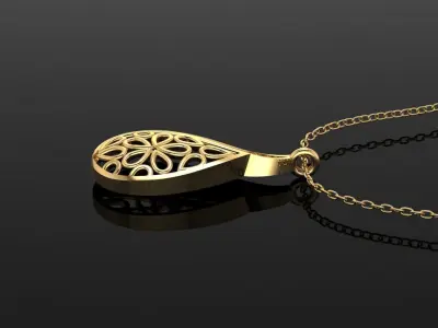 Pendant P093 3D Print Model 3D print model