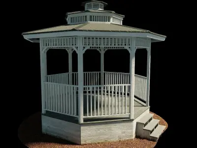 Gazebo 3D model 4