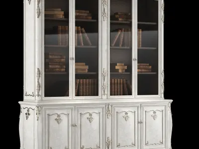 roberto giovannini bookcases art 1270 and 1274 3D model