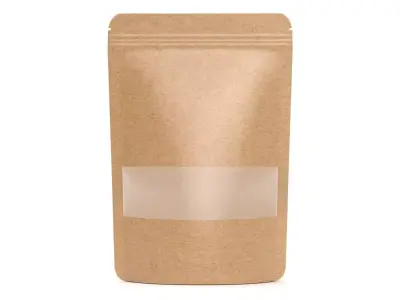 Plastic pouch bag packing 15x22 cm 08 3D model