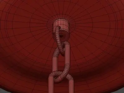 Maxim Rondo Single Tier Chandelier 3D model