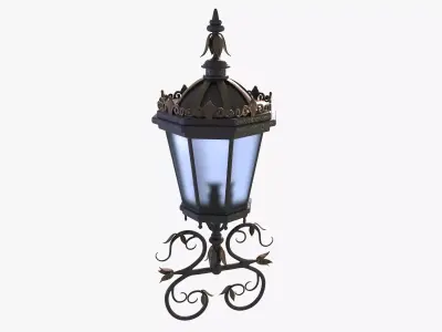 Decorated Lantern Free 3D model