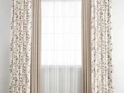 Curtain 347 3D model