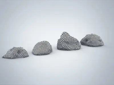 Set of rocks  3D model