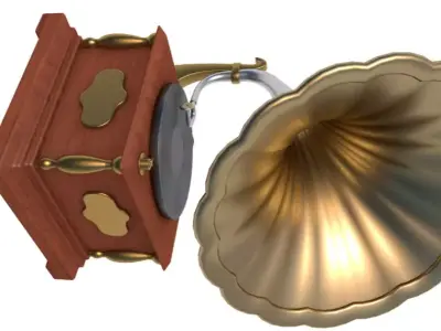 Gramophone 3D model