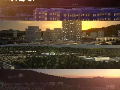 Freeway Suburbs Collection 3D Model Pack