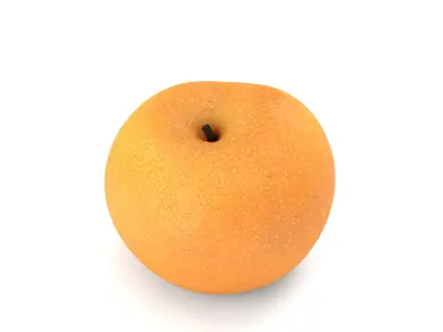 Snow Pear - Photorealistic  Scan Low-poly 3D model