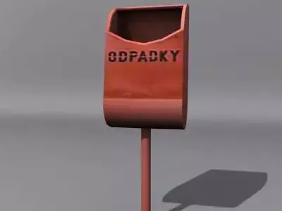  Trash can 3D model