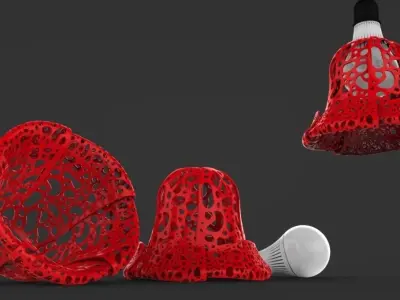 GenD Flow Art Lamp Free 3D print model