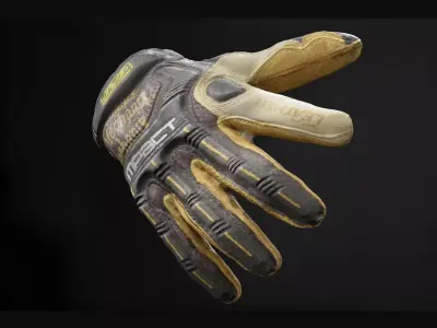 Glove gta san andreas gloves Low-poly 3D model