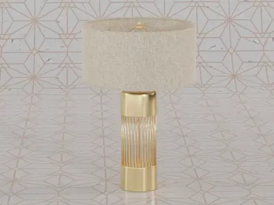 table lamp Low-poly 3D model