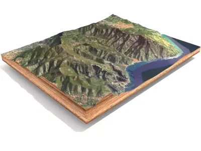 Italy mountain landscape 3D model