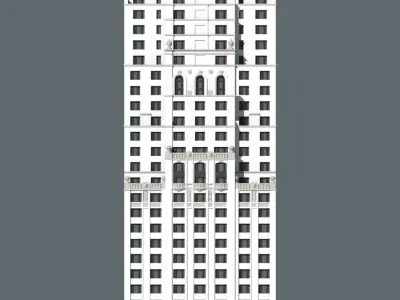 Hampshire House 3D print model