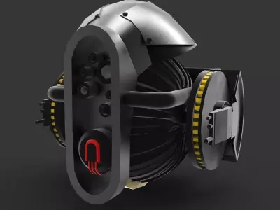 Sci Fic Patrol Robot 3D model