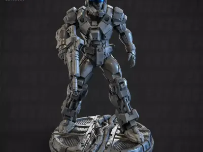  Iron Moped Pilot 052-F 100mm and 32mm 3D print model