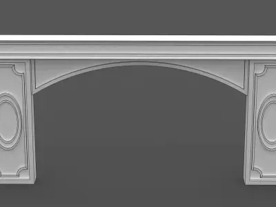 Modern Entry Arch 3D model